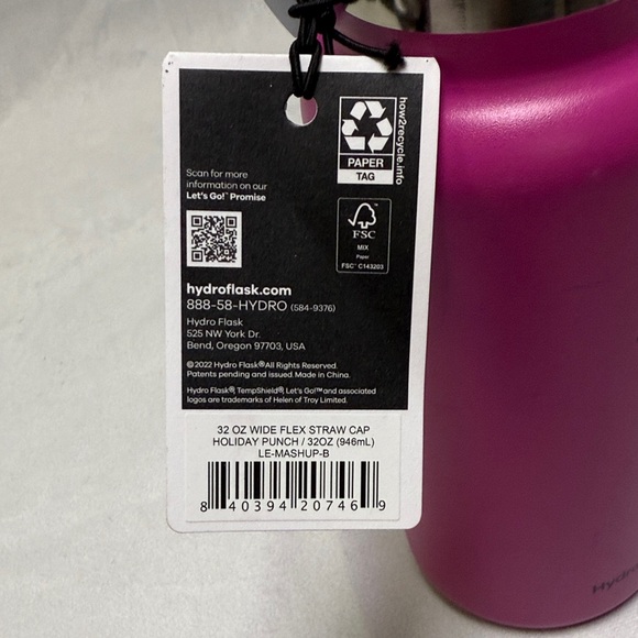 Hydro Flask Limited Edition Purple Bottle - Picture 2 of 4